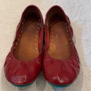 Tieks Red Patent Leather Ballet Flats